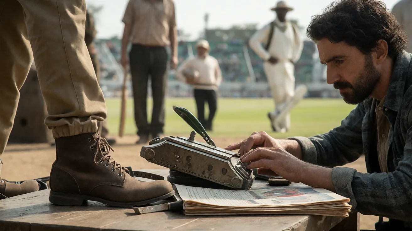 Close editorial frame of a coach's hand arranging small name cards on a wooden clipboard beside a tablet showing a player pool, illustrating the seven-surface how-to-play audit between news cycles.