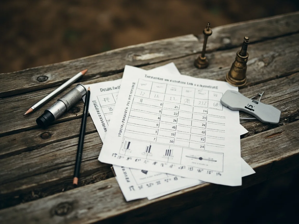 A rangefinder at the edge of a cricket pitch during a stats check.